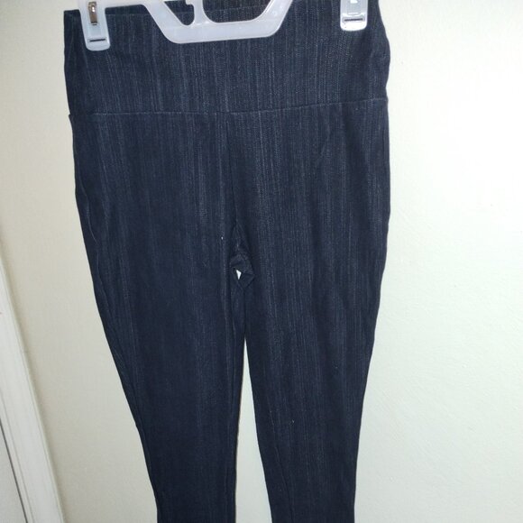 Agnes & Dora Jean Denim Blue Leggings size Medium - Picture 1 of 4